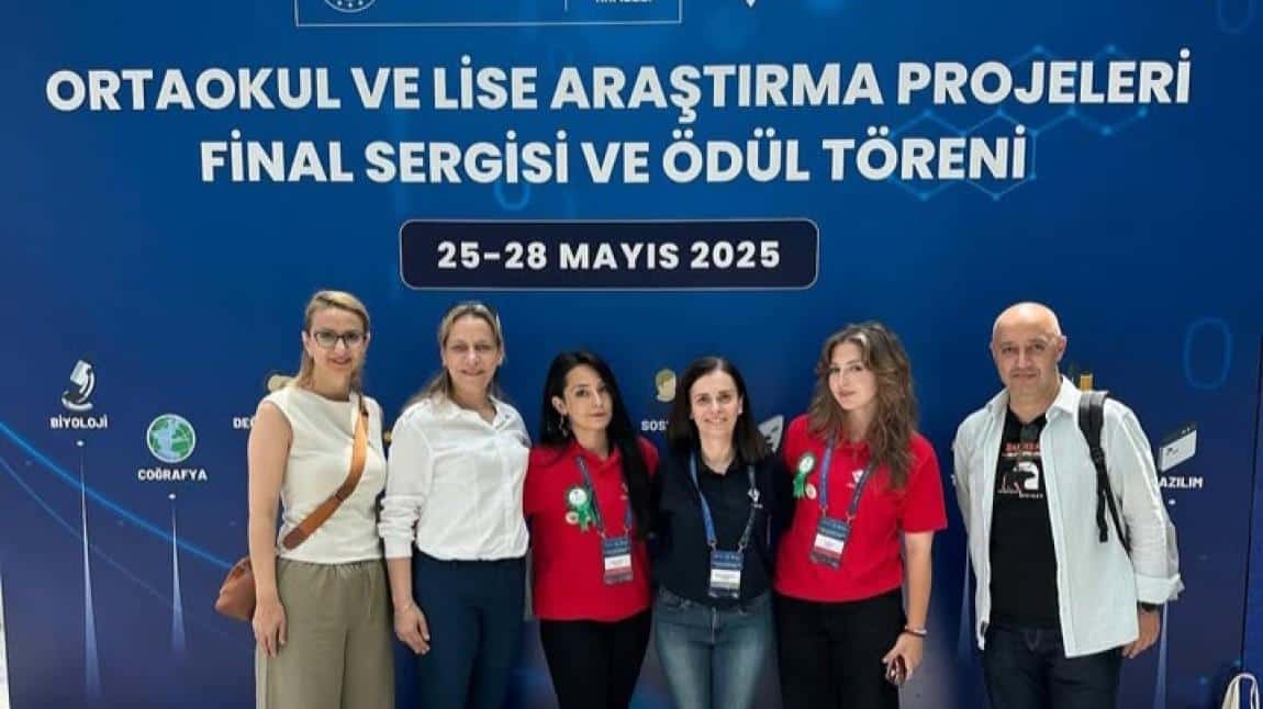 TÜBİTAK FİNAL SERGİSİ VE ÖDÜL TÖRENİNDEYİZ...